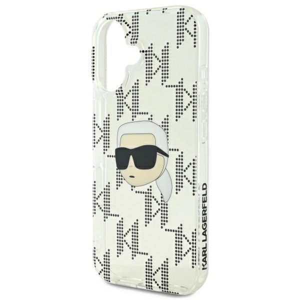 Karl Lagerfeld - IML Luxury Electroplated (KLHCP16SHKLPKHT) - iPhone 16 - Transparent Karl Head