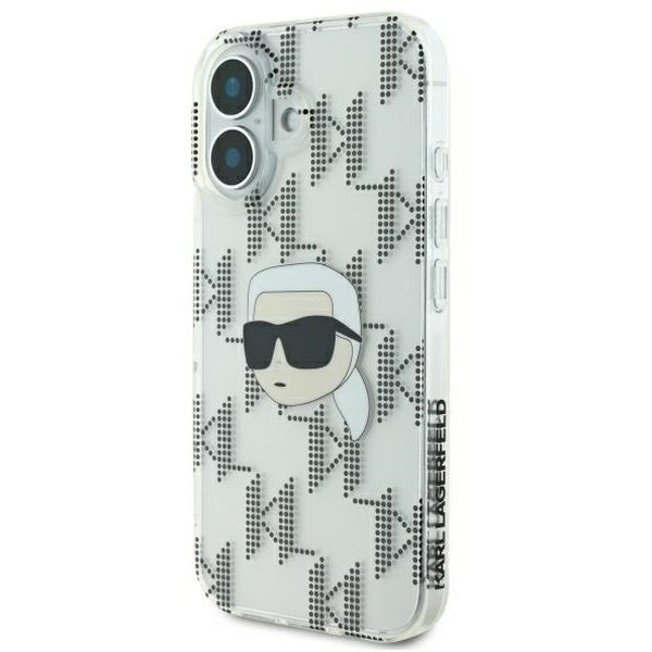 Karl Lagerfeld - IML Luxury Electroplated (KLHCP16SHKLPKHT) - iPhone 16 - Transparent Karl Head