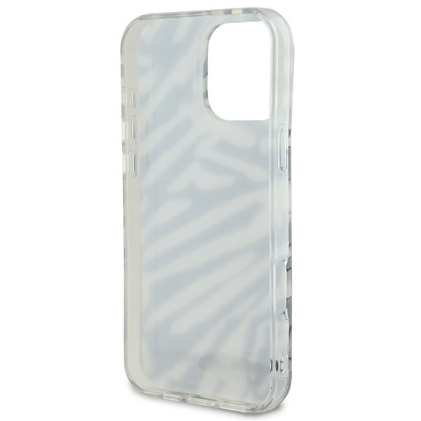 Karl Lagerfeld - IML Luxury (KLHCP16XHZBPKCCK) - iPhone 16 Pro Max - Zebra Pattern&Cord