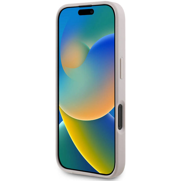 Guess - Hardcase 4G Printed Stripes MagSafe (GUHMP16SP4RPSP) - iPhone 16 - Pink