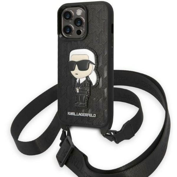 Karl Lagerfeld - Hardcase Monogram (KLHCP14LSTKMK) - iPhone 14 Pro - Ikonik Patch