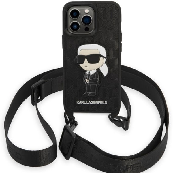 Karl Lagerfeld - Hardcase Monogram (KLHCP14LSTKMK) - iPhone 14 Pro - Ikonik Patch