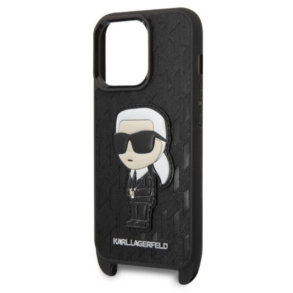 Karl Lagerfeld - Hardcase Monogram (KLHCP14LSTKMK) - iPhone 14 Pro - Ikonik Patch
