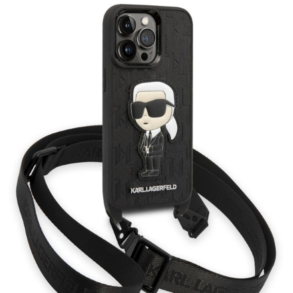Karl Lagerfeld - Hardcase Monogram (KLHCP14LSTKMK) - iPhone 14 Pro - Ikonik Patch