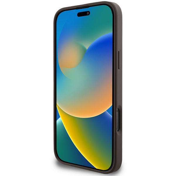 Guess - Hardcase 4G Printed Stripes MagSafe (GUHMP16XP4RPSW) - iPhone 16 Pro Max - Brown