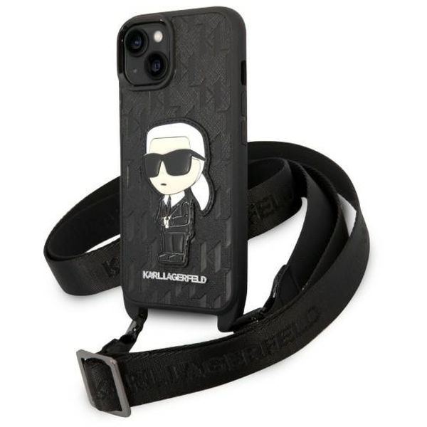 Karl Lagerfeld - Hardcase Monogram (KLHCP14MSTKMK) - iPhone 14 Plus - Ikonik Patch