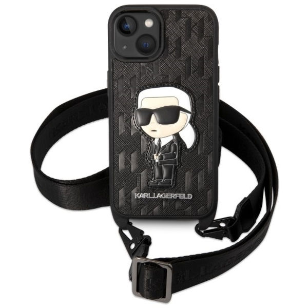 Karl Lagerfeld - Hardcase Monogram (KLHCP14MSTKMK) - iPhone 14 Plus - Ikonik Patch