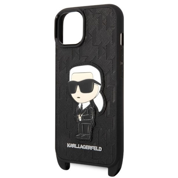 Karl Lagerfeld - Hardcase Monogram (KLHCP14MSTKMK) - iPhone 14 Plus - Ikonik Patch