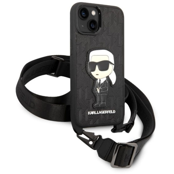 Karl Lagerfeld - Hardcase Monogram (KLHCP14MSTKMK) - iPhone 14 Plus - Ikonik Patch