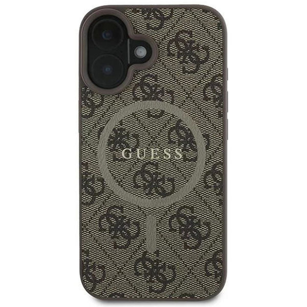 Guess - 4G Ring Classic Logo MagSafe (GUHMP16SG4GFRW) - iPhone 16 - Brown