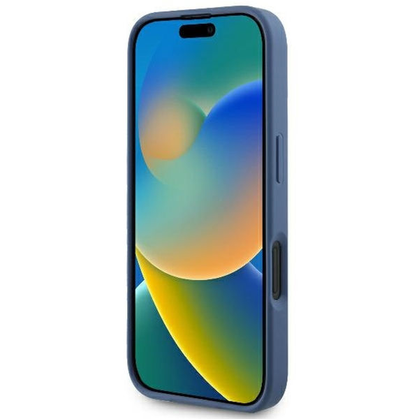 Guess - 4G Ring Classic Logo MagSafe (GUHMP16SG4GFRB) - iPhone 16 - Blue