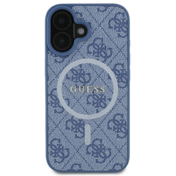 Guess - 4G Ring Classic Logo MagSafe (GUHMP16SG4GFRB) - iPhone 16 - Blue