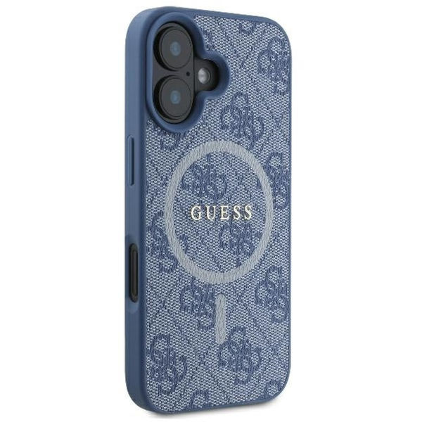 Guess - 4G Ring Classic Logo MagSafe (GUHMP16SG4GFRB) - iPhone 16 - Blue