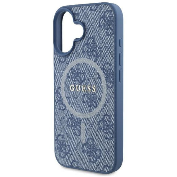 Guess - 4G Ring Classic Logo MagSafe (GUHMP16SG4GFRB) - iPhone 16 - Blue