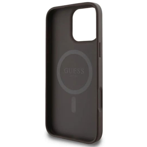 Guess - 4G Ring Classic Logo MagSafe (GUHMP16LG4GFRW) - iPhone 16 Pro - Brown