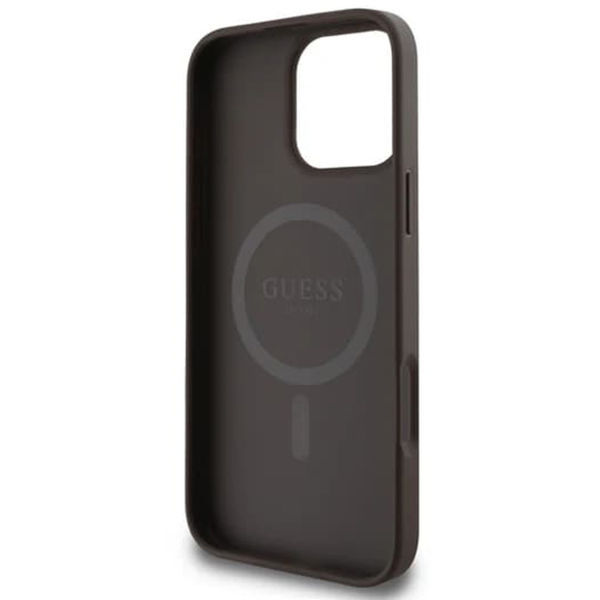 Guess - 4G Ring Classic Logo MagSafe (GUHMP16XG4GFRW) - iPhone 16 Pro Max - Brown