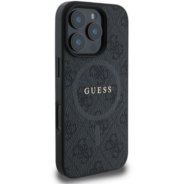 Guess - 4G Ring Classic Logo MagSafe (GUHMP16XG4GFRK) - iPhone 16 Pro Max - Black