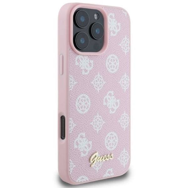 Guess - Peony Script MagSafe (GUHMP16XPGPYSP) - iPhone 16 Pro Max - Pink