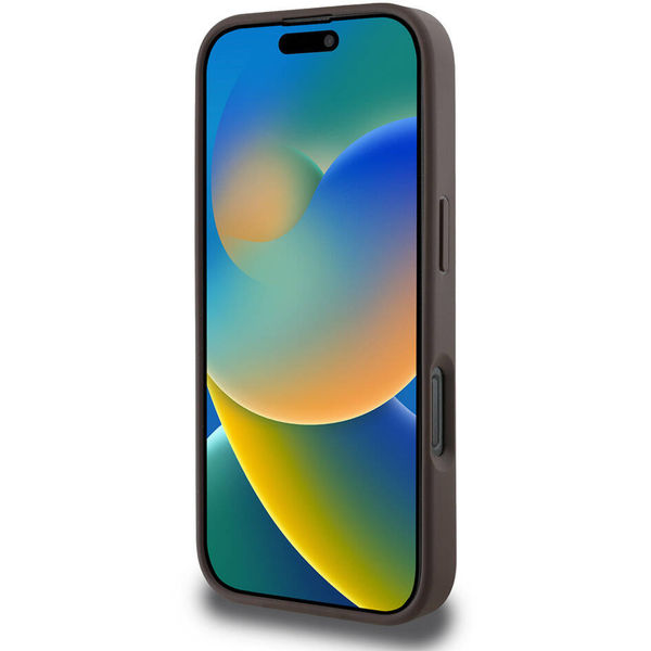 Guess - Peony Script MagSafe (GUHMP16XPGPYSW) - iPhone 16 Pro Max - Brown