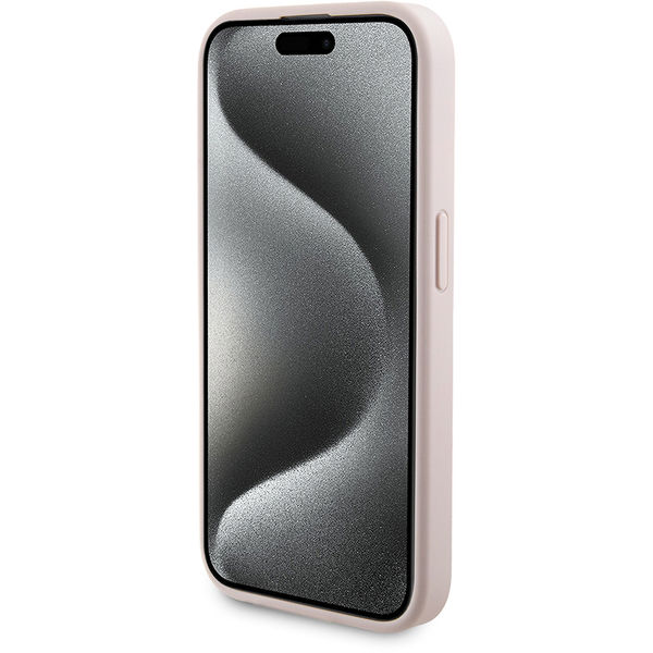 Guess - Hardcase Powerbank MagSafe (GUBPM5P15L4GEMGP) - iPhone 15 Pro - Pink