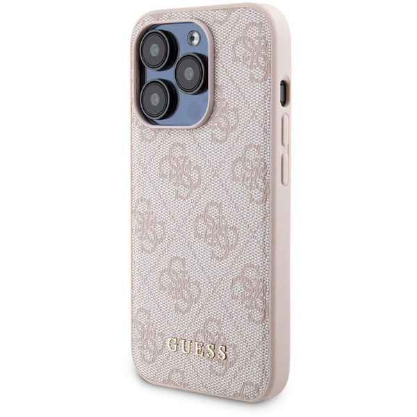 Guess - Hardcase Powerbank MagSafe (GUBPM5P15L4GEMGP) - iPhone 15 Pro - Pink