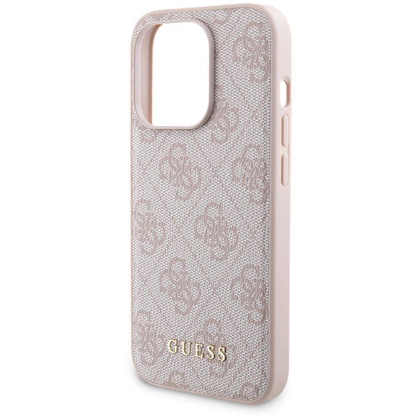 Guess - Hardcase Powerbank MagSafe (GUBPM5P15L4GEMGP) - iPhone 15 Pro - Pink