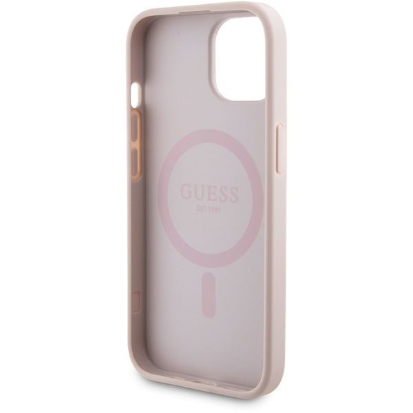 Guess - Hardcase Powerbank MagSafe (GUBPM5P15S4GEMGP) - iPhone 15 - Pink