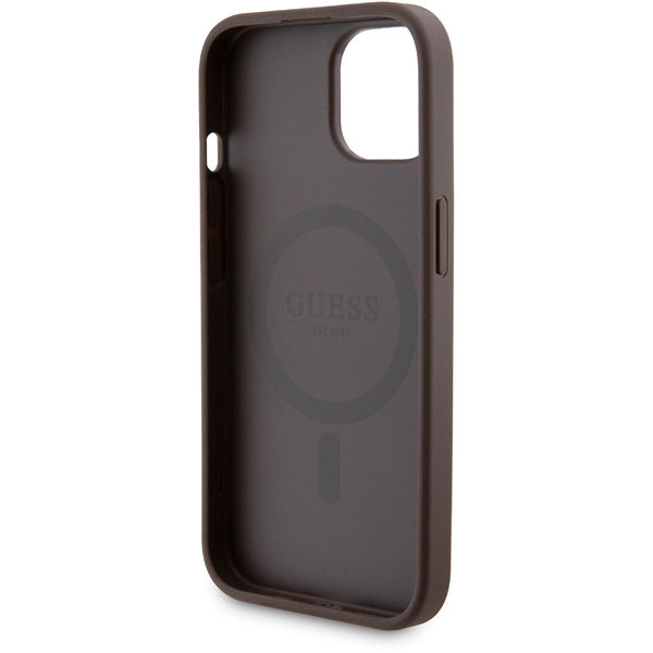 Guess - Hardcase Powerbank MagSafe (GUBPM5P15S4GEMGW) - iPhone 15 - Brown