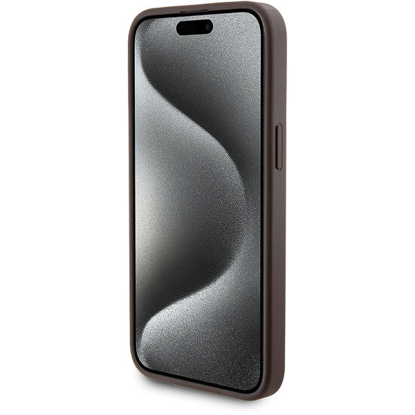 Guess - Hardcase Powerbank MagSafe (GUBPM5P15X4GEMGW) - iPhone 15 Pro Max - Brown