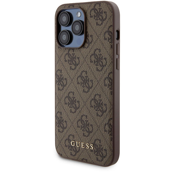 Guess - Hardcase Powerbank MagSafe (GUBPM5P15X4GEMGW) - iPhone 15 Pro Max - Brown