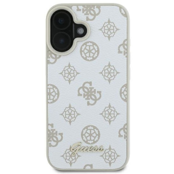 Guess - Peony Script MagSafe (GUHMP16SPGPYSH) - iPhone 16 - White