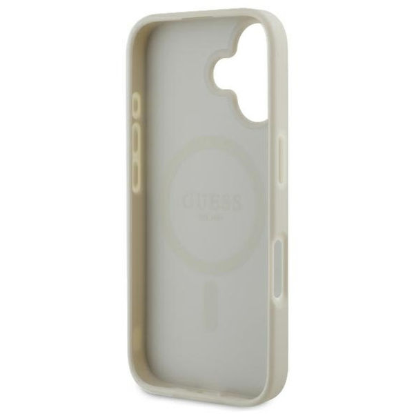 Guess - Peony Script MagSafe (GUHMP16SPGPYSH) - iPhone 16 - White