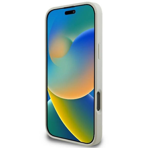 Guess - Peony Script MagSafe (GUHMP16XPGPYSH) - iPhone 16 Pro Max - White