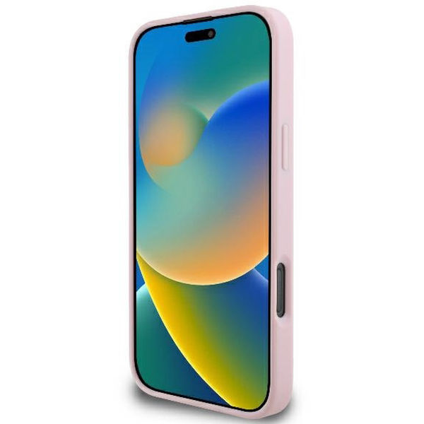 Guess - Peony Script MagSafe (GUHMP16LPGPYSP) - iPhone 16 Pro - Pink