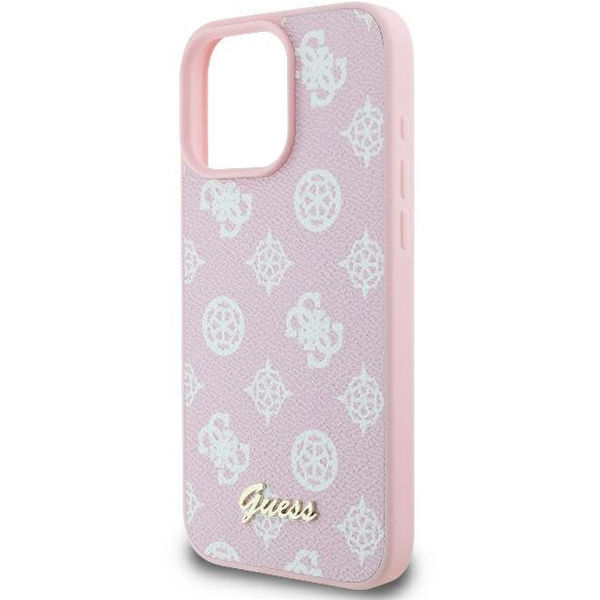 Guess - Peony Script MagSafe (GUHMP16LPGPYSP) - iPhone 16 Pro - Pink