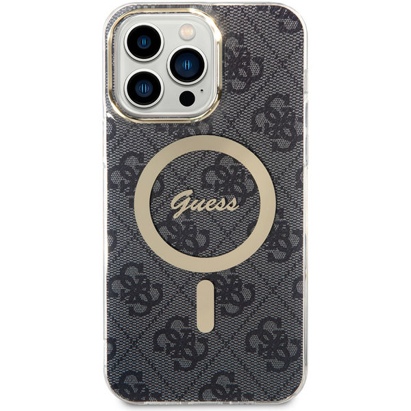 Guess - IML 4G MagSafe (GUHMP15LH4STK) - iPhone 15 Pro - Black