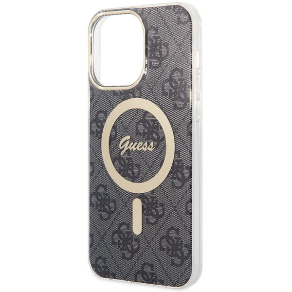 Guess - IML 4G MagSafe (GUHMP15LH4STK) - iPhone 15 Pro - Black