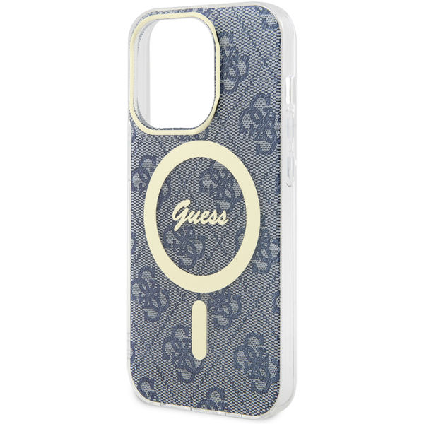 Guess - IML 4G MagSafe (GUHMP15LH4STB) - iPhone 15 Pro - Blue