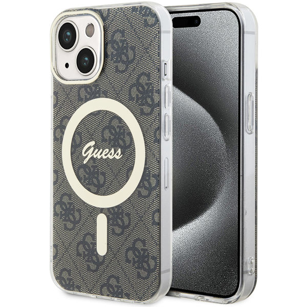 Guess - IML 4G MagSafe (GUHMP15MH4STW) - iPhone 15 Plus - Brown