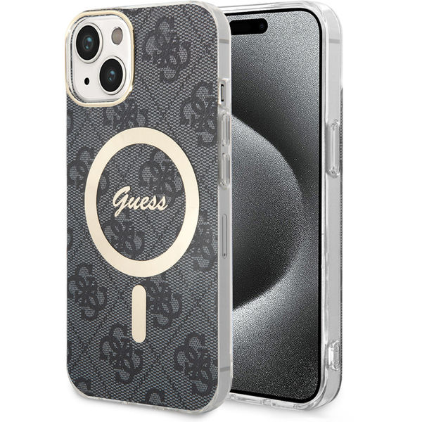 Guess - IML 4G MagSafe (GUHMP15SH4STK) - iPhone 15 - Black