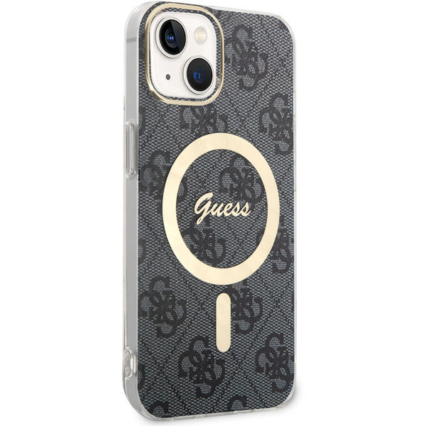 Guess - IML 4G MagSafe (GUHMP15SH4STK) - iPhone 15 - Black