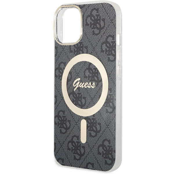 Guess - IML 4G MagSafe (GUHMP15SH4STK) - iPhone 15 - Black