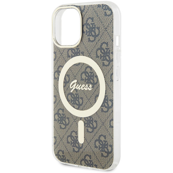 Guess - IML 4G MagSafe (GUHMP15SH4STW) - iPhone 15 - Brown