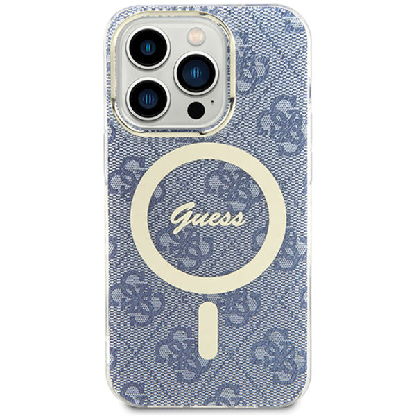 Guess - IML 4G MagSafe (GUHMP15SH4STB) - iPhone 15 - Blue