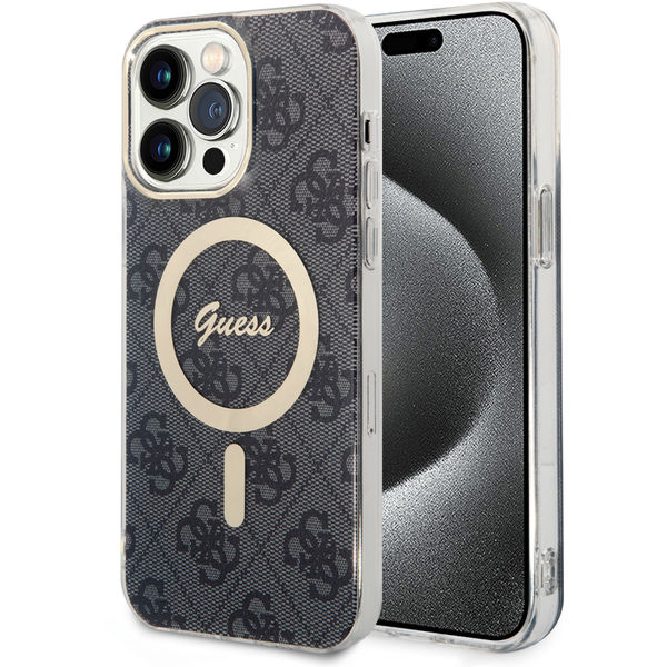 Guess - IML 4G MagSafe (GUHMP15XH4STK) - iPhone 15 Pro Max - Black