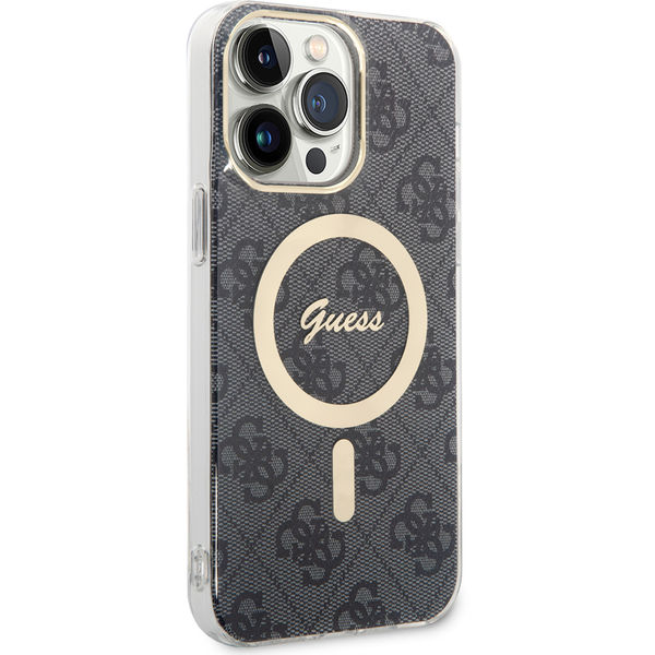 Guess - IML 4G MagSafe (GUHMP15XH4STK) - iPhone 15 Pro Max - Black