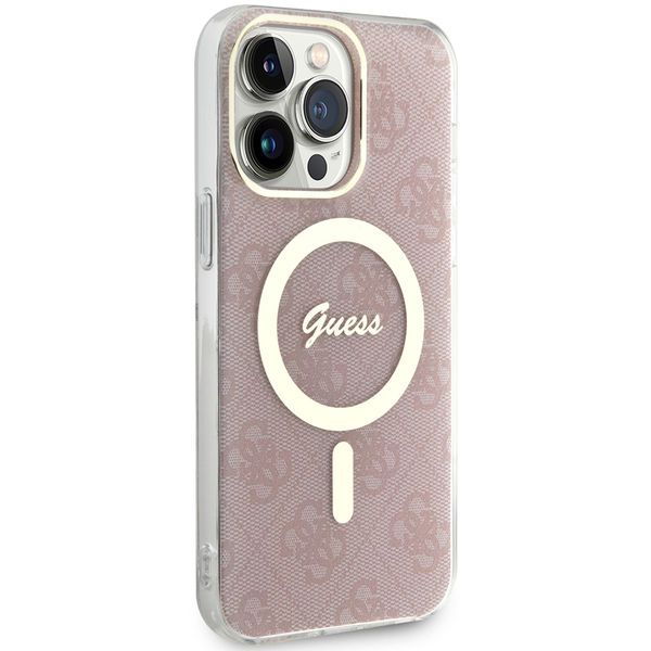 Guess - IML 4G MagSafe (GUHMP15XH4STP) - iPhone 15 Pro Max - Pink