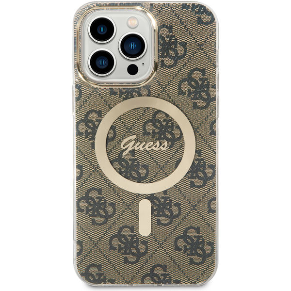 Guess - IML 4G MagSafe (GUHMP15XH4STW) - iPhone 15 Pro Max - Brown
