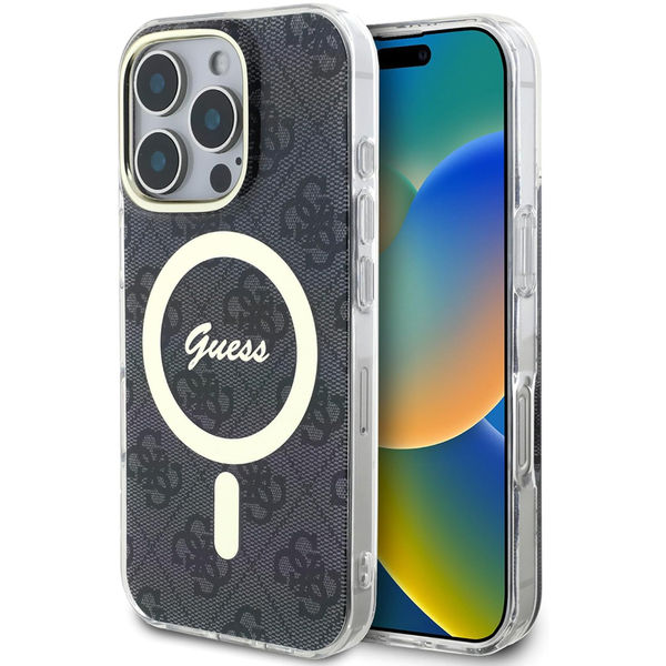 Guess - IML 4G MagSafe (GUHMP16XH4STK) - iPhone 16 Pro Max - Black