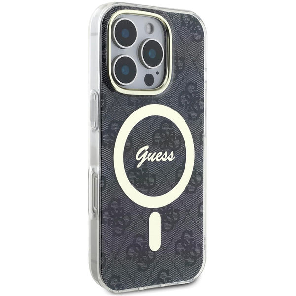 Guess - IML 4G MagSafe (GUHMP16XH4STK) - iPhone 16 Pro Max - Black